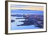 The Harbour at Dawn, Tangier, Morocco, North Africa, Africa-Neil Farrin-Framed Photographic Print