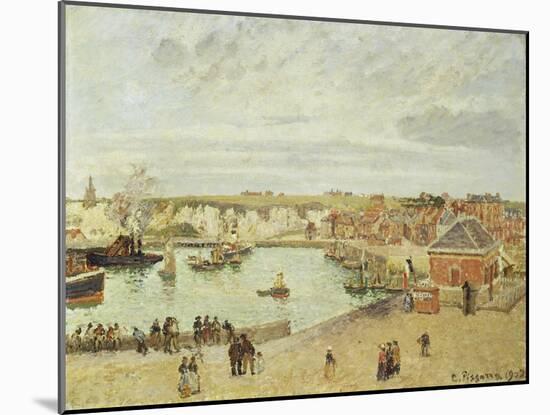 The Harbour at Dieppe, 1902-Camille Pissarro-Mounted Giclee Print