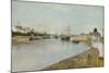 The Harbour at Lorient, 1869-Berthe Morisot-Mounted Giclee Print