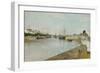 The Harbour at Lorient, 1869-Berthe Morisot-Framed Giclee Print