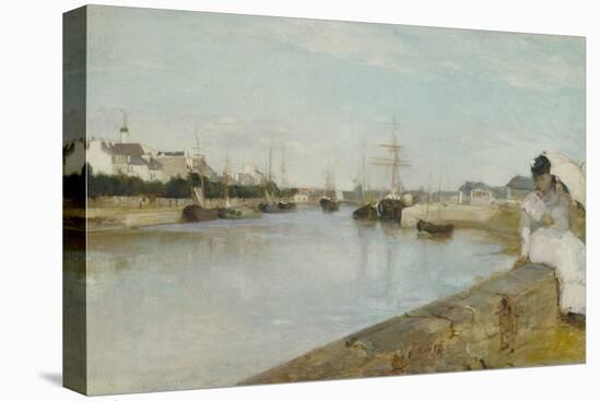 The Harbour at Lorient, 1869-Berthe Morisot-Stretched Canvas