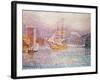The Harbour at Marseilles, 1907-Paul Signac-Framed Giclee Print