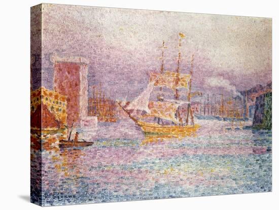 The Harbour at Marseilles, 1907-Paul Signac-Stretched Canvas