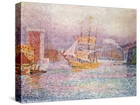 The Harbour at Marseilles, 1907-Paul Signac-Stretched Canvas