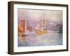 The Harbour at Marseilles, 1907-Paul Signac-Framed Giclee Print