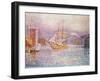 The Harbour at Marseilles, 1907-Paul Signac-Framed Giclee Print