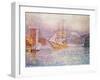 The Harbour at Marseilles, 1907-Paul Signac-Framed Giclee Print