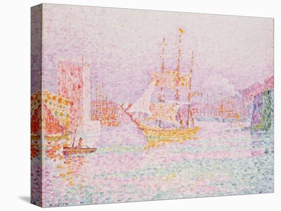 The Harbour at Marseilles-Paul Signac-Stretched Canvas