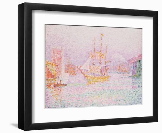 The Harbour at Marseilles-Paul Signac-Framed Giclee Print