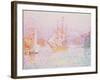 The Harbour at Marseilles-Paul Signac-Framed Giclee Print