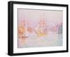 The Harbour at Marseilles-Paul Signac-Framed Premium Giclee Print