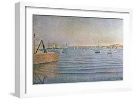 The Harbour at Portrieux, 1888-Paul Signac-Framed Giclee Print