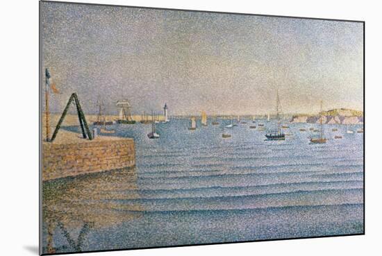 The Harbour at Portrieux, 1888-Paul Signac-Mounted Giclee Print