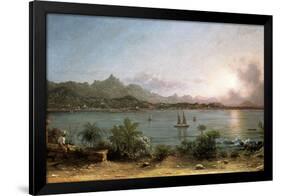 The Harbour at Rio De Janeiro, 1864-Martin Johnson Heade-Framed Giclee Print