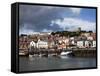 The Harbour at Scarborough, North Yorkshire, Yorkshire, England, United Kingdom, Europe-Mark Sunderland-Framed Stretched Canvas