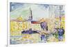 The Harbour at St. Tropez, c.1905-Paul Signac-Framed Giclee Print