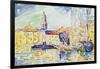 The Harbour at St. Tropez, c.1905-Paul Signac-Framed Giclee Print