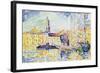 The Harbour at St. Tropez, c.1905-Paul Signac-Framed Giclee Print