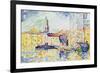 The Harbour at St. Tropez, c.1905-Paul Signac-Framed Giclee Print