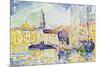 The Harbour at St. Tropez, c.1905-Paul Signac-Mounted Giclee Print