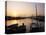 The Harbour at Sunrise, Puerto Pollensa, Mallorca (Majorca), Balearic Islands, Spain, Mediterranean-Ruth Tomlinson-Stretched Canvas