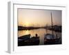 The Harbour at Sunrise, Puerto Pollensa, Mallorca (Majorca), Balearic Islands, Spain, Mediterranean-Ruth Tomlinson-Framed Premium Photographic Print