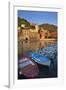 The Harbour at Sunset in Vernazza-Mark Sunderland-Framed Photographic Print