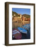 The Harbour at Sunset in Vernazza-Mark Sunderland-Framed Photographic Print