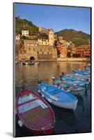 The Harbour at Sunset in Vernazza-Mark Sunderland-Mounted Photographic Print