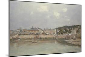 The Harbour at Trouville, 1884-Eugene Louis Boudin-Mounted Giclee Print