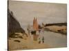 The Harbour at Trouville-Claude Monet-Stretched Canvas