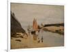 The Harbour at Trouville-Claude Monet-Framed Giclee Print