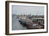 The harbour, Bandar-e Anzali, Iran, Middle East-James Strachan-Framed Photographic Print