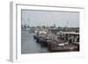 The harbour, Bandar-e Anzali, Iran, Middle East-James Strachan-Framed Photographic Print