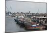 The harbour, Bandar-e Anzali, Iran, Middle East-James Strachan-Mounted Photographic Print