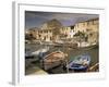 The Harbour, Centauri Port, Corsica, France-Michael Busselle-Framed Photographic Print