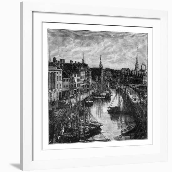 The Harbour, Copenhagen, Denmark-null-Framed Giclee Print