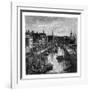 The Harbour, Copenhagen, Denmark-null-Framed Giclee Print