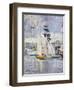 The Harbour, Deauville, Normandy, 1912-Paul Cesar Helleu-Framed Premium Giclee Print