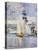 The Harbour, Deauville, Normandy, 1912-Paul Cesar Helleu-Stretched Canvas