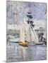 The Harbour, Deauville, Normandy, 1912-Paul Cesar Helleu-Mounted Giclee Print