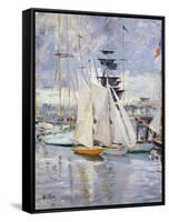 The Harbour, Deauville, Normandy, 1912-Paul Cesar Helleu-Framed Stretched Canvas