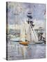 The Harbour, Deauville, Normandy, 1912-Paul Cesar Helleu-Stretched Canvas