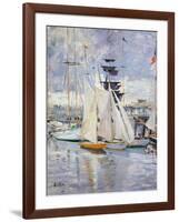 The Harbour, Deauville, Normandy, 1912-Paul Cesar Helleu-Framed Giclee Print