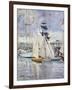 The Harbour, Deauville, Normandy, 1912-Paul Cesar Helleu-Framed Giclee Print