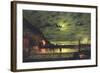 The Harbour Flare, 1879-John Atkinson Grimshaw-Framed Giclee Print