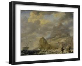 The Harbour from Tenerife-Bonaventura Peeters-Framed Giclee Print