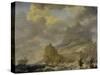 The Harbour from Tenerife-Bonaventura Peeters-Stretched Canvas