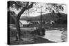 The Harbour, Gatehouse of Fleet, Dumfries and Galloway, Scotland, 1924-1926-Valentine & Sons-Stretched Canvas