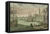 The harbour in Boston, Massachusetts, c.1770-80-Franz Xavier Habermann-Framed Stretched Canvas